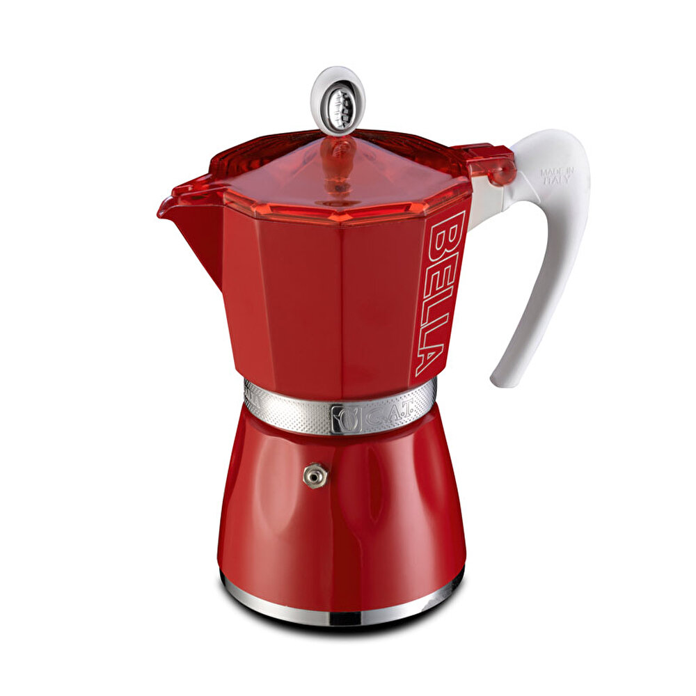 GAT Bella Espresso Coffee Maker 3 Cups Red Turkish Airlines Online