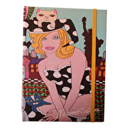 Picture of BiggDesign Girl with Cats Note Book 14x20