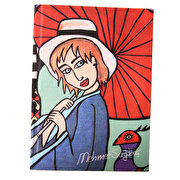 Picture of BiggDesign Girl with Umbrella Note Book 14x20 