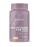 Resim  Farmasi Nutriplus Multivitamin Çocuk 60 Çiğneme Tableti 