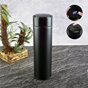 Picture of KL Outdoor Digital Led Temperature 500ML 24 Hours Cold/12 Hours Hot Stainless Steel Thermos Black