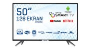 Resim  Onvo 50'' Ultra HD 4K Android Smart Led TV