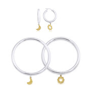 Picture of Tash Design Sun & Moon Earrings and Bracelets Set