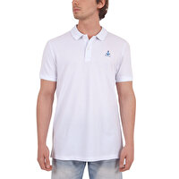 Picture of Anemoss Anchor Pattern Men's Polo Collar T-Shirt