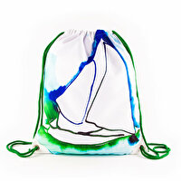 Picture of AnemosS Pupa Patterned Drawstring Backpack