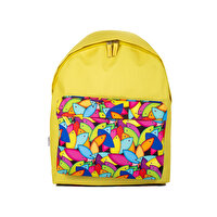 Picture of BiggDesign "Fertility Fish" Yellow Backpack