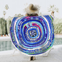 Picture of BiggDesign "Evil Eye" Patterned Round Beach Towel