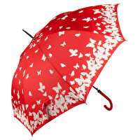 Picture of BIGGBRELLA SO003 Butterfly Pattern Red Umbrella