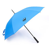 Picture of BiggDesign Blue Umbrella, Peacock Pattern