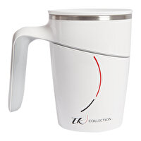 Picture of TK Collection White Vacuum Anti-Tip Mug New Design