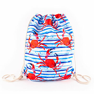 Picture of  AnemosS Crab Drawstring Backpack