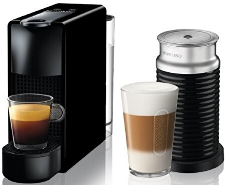 Resim  Nespresso Essenza Mini C35 Black Bundle Kahve Makinesi