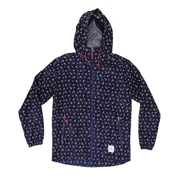 Picture of AnemosS Anchor Patterned Men Raincoat S