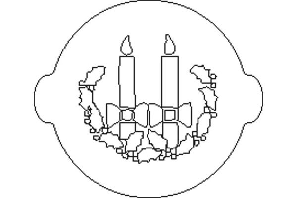 Picture of Silikomart Candle Cake Template