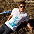Picture of  Anemoss Marine White Men's Polo Collar T-Shirt