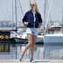 Picture of BiggDesign Blue Water Denim Jacket for women, designed by Turkish artist 