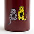Picture of Biggdesign Cats Insulated Water Bottle, Red