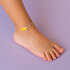 Picture of Milk & Moo Buzzy Bee Baby Girl Silver Anklet