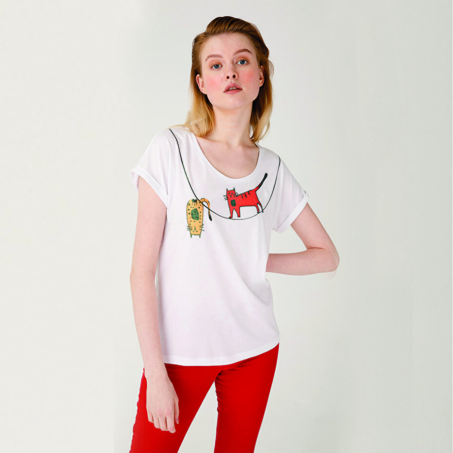 BiggDesign Cambaz Kedi TShirt I Shop&amp;Miles