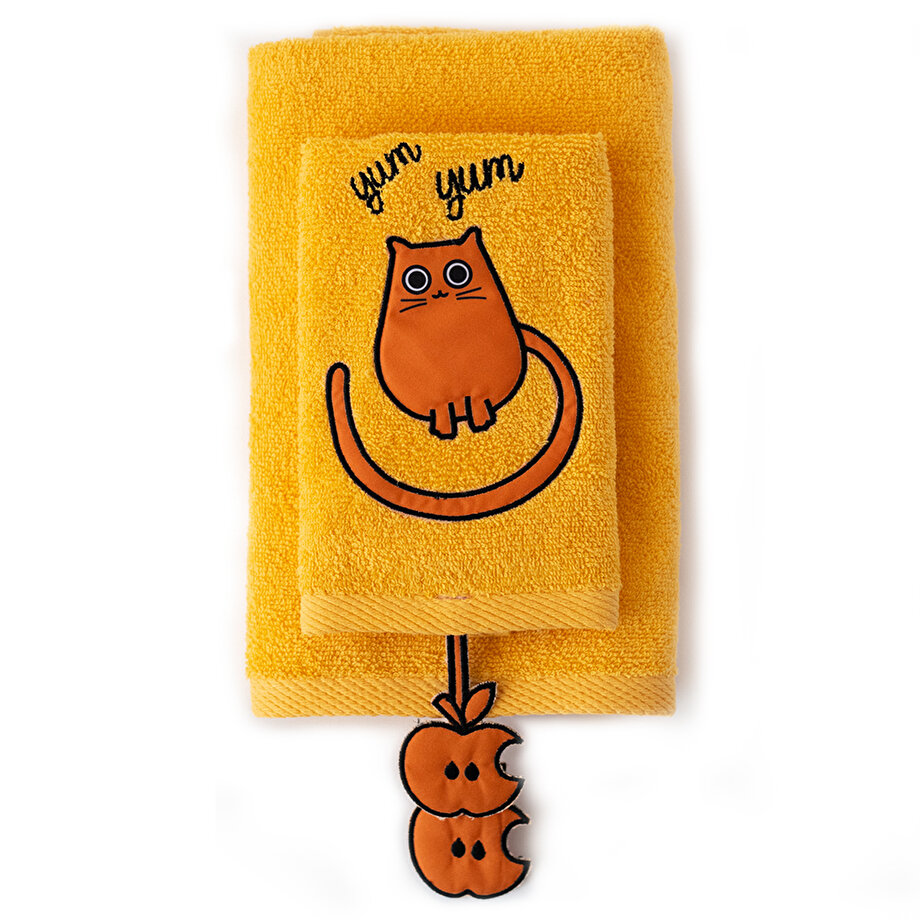 Milk&amp;Moo Tombiş Kedi 2�li Havlu Seti I Shop&amp;Miles